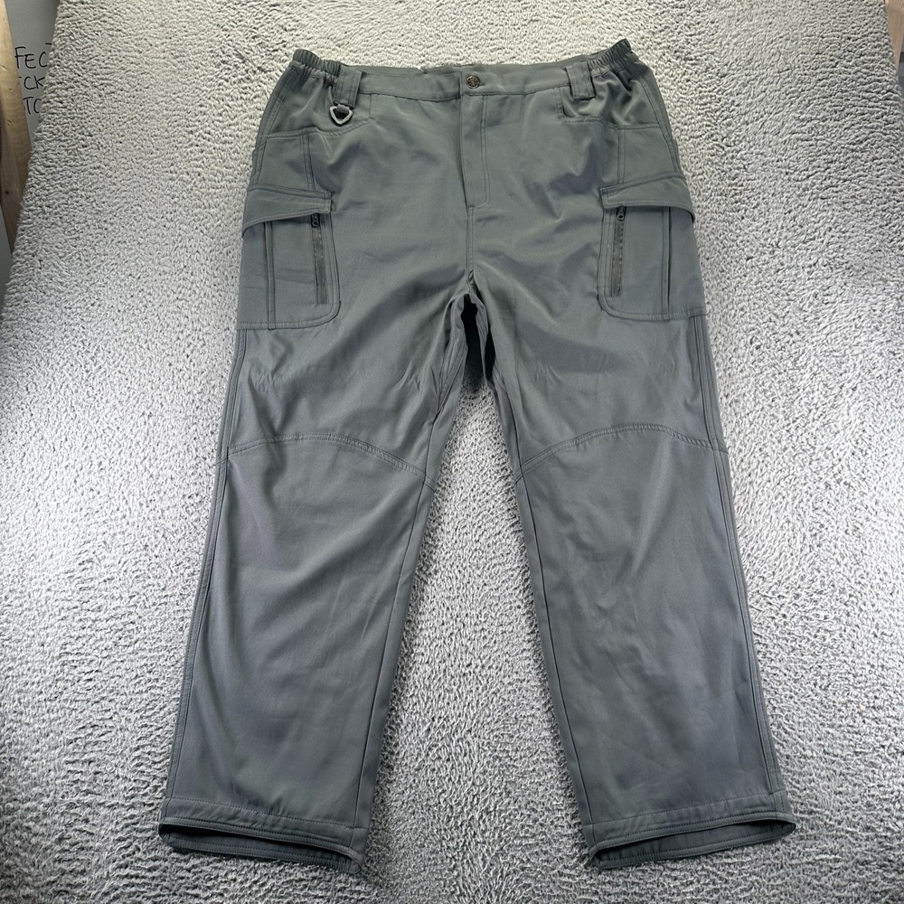 W. Tactical Series Pant Mens 3XL‎ Gray Polyester Khaki Travel Utility Workwear
